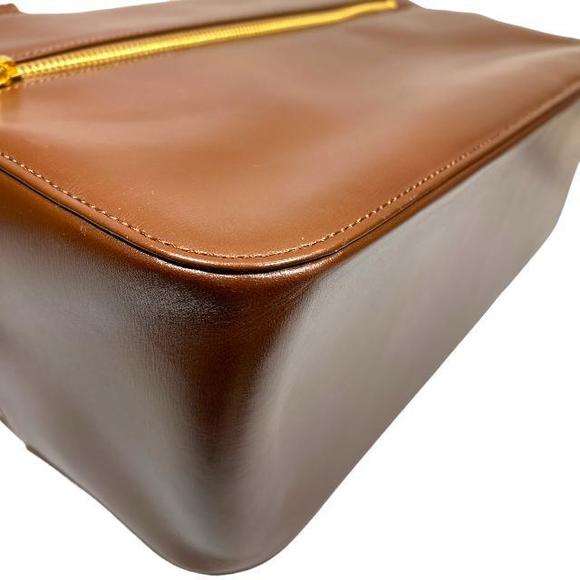 Versace Vintage Leather Handbag Brown - Picture 6 of 8